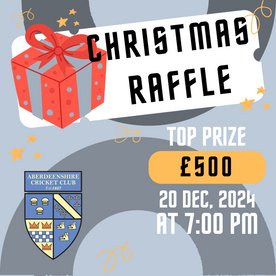 Aberdeenshire Cricket Club Christmas Raffle