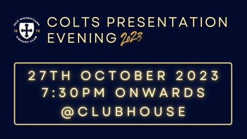 Colts Presentation Evening 2023
