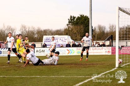 A brilliant performance on and off the pitch secures a vital win at second placed Corby Town