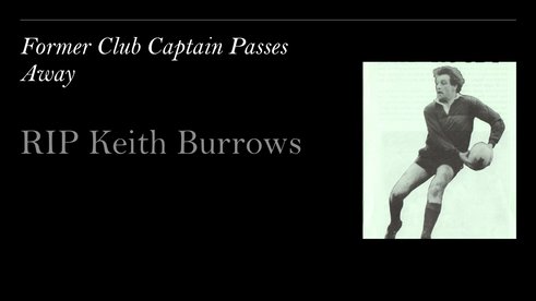 Death of Former Club Captain Keith Burrows
