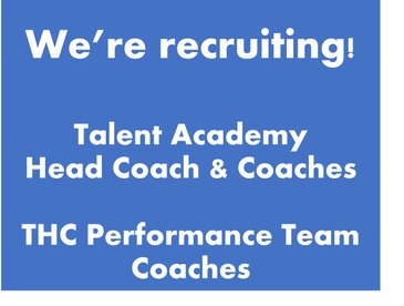 Exciting range of Talent Academy and THC Performance Coach Opportunities available