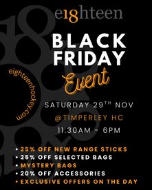 Eighteen Hockey Black Friday Pop Up Event