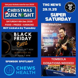 THC News - all the news and updates 29 / 30th November 2025