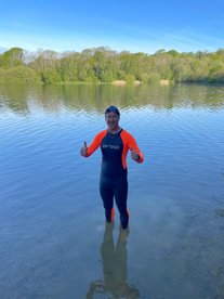 U11 coach tackles half ironman