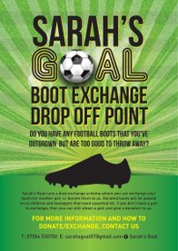 Kirkheaton to support Sarah's Goal as 'Boot' drop off point