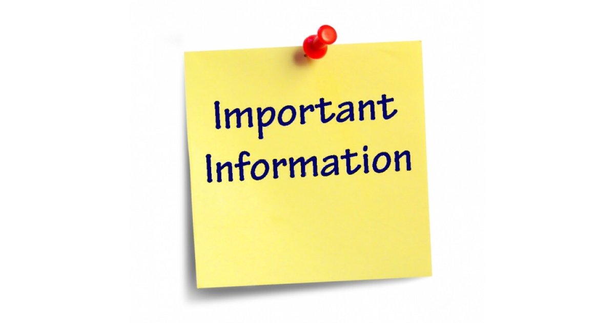 PLEASE READ IMPORTANT INFORMATION