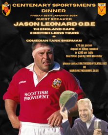 Centenary Sportsman's Dinner