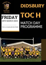 Match Day Programme. Wilmslow Vs 1st XV