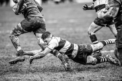 Havant battled league leaders in the mud