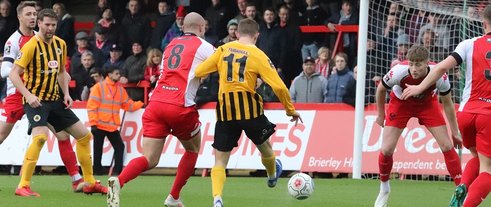 Kidderminster Harriers 1-2 Boston United
