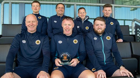 Coughlan named manager of the month