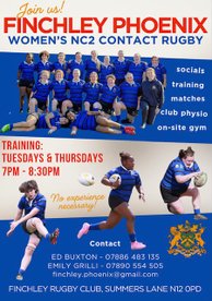 Join the Finchley Phoenix Women’s Rugby Family!