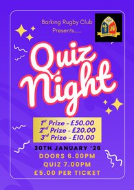 Quiz Night @ Barking Rugby Club