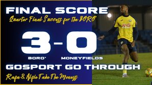 Final Score BORO 3 0 Moneys